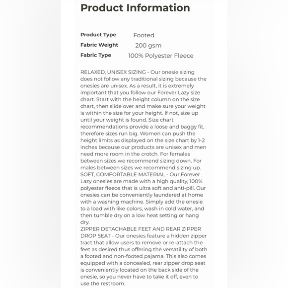 🌻NWT Forever Lazy Coffee & Donuts Onesie- Detachable Feet - Picture 12 of 12